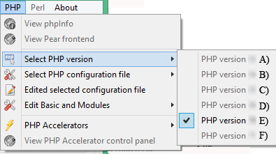 PHP switching