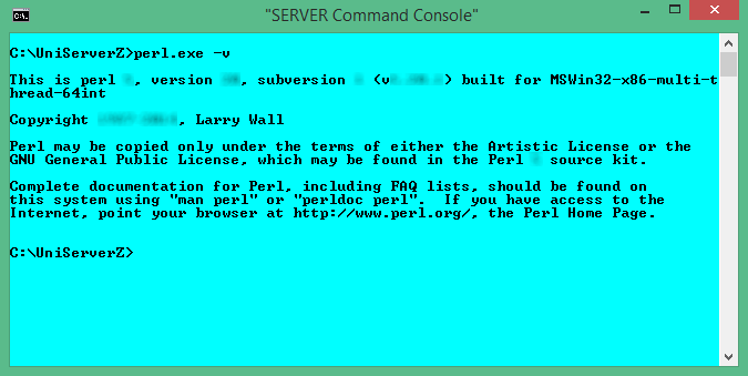 Perl CLI intro